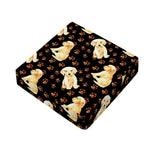Labrador Retriever Puppy Pattern Print Outdoor Seat Cushion Cover