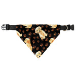 Labrador Retriever Puppy Pattern Print Over The Collar Dog Bandana