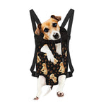 Labrador Retriever Puppy Pattern Print Pet Carrier Backpack