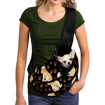 Labrador Retriever Puppy Pattern Print Pet Sling Carrier