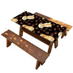 Labrador Retriever Puppy Pattern Print Picnic Table Cover