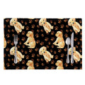 Labrador Retriever Puppy Pattern Print Placemat