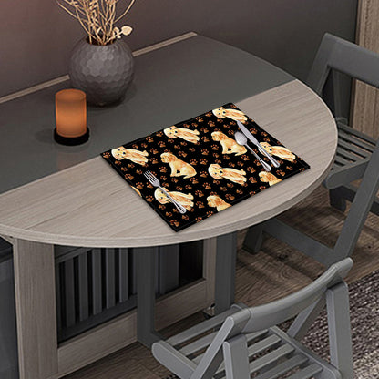 Labrador Retriever Puppy Pattern Print Placemat
