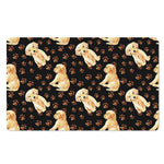 Labrador Retriever Puppy Pattern Print Polyester Doormat