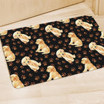 Labrador Retriever Puppy Pattern Print Polyester Doormat
