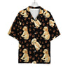 Labrador Retriever Puppy Pattern Print Rayon Hawaiian Shirt