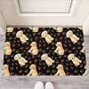 Labrador Retriever Puppy Pattern Print Rubber Doormat