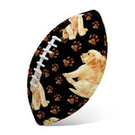 Labrador Retriever Puppy Pattern Print Rugby Ball