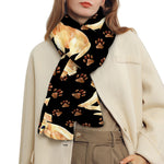 Labrador Retriever Puppy Pattern Print Scarf