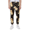 Labrador Retriever Puppy Pattern Print Joggers