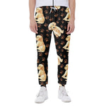 Labrador Retriever Puppy Pattern Print Scuba Joggers
