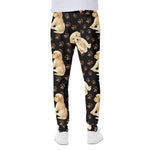 Labrador Retriever Puppy Pattern Print Scuba Joggers
