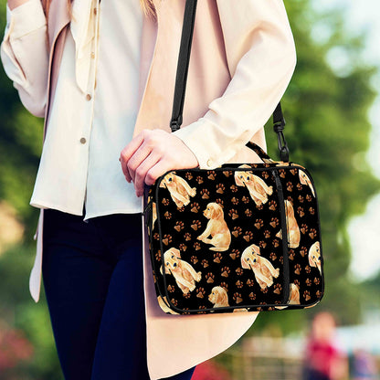 Labrador Retriever Puppy Pattern Print Shoulder Strap Bible Bag