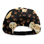 Labrador Retriever Puppy Pattern Print Snapback Cap