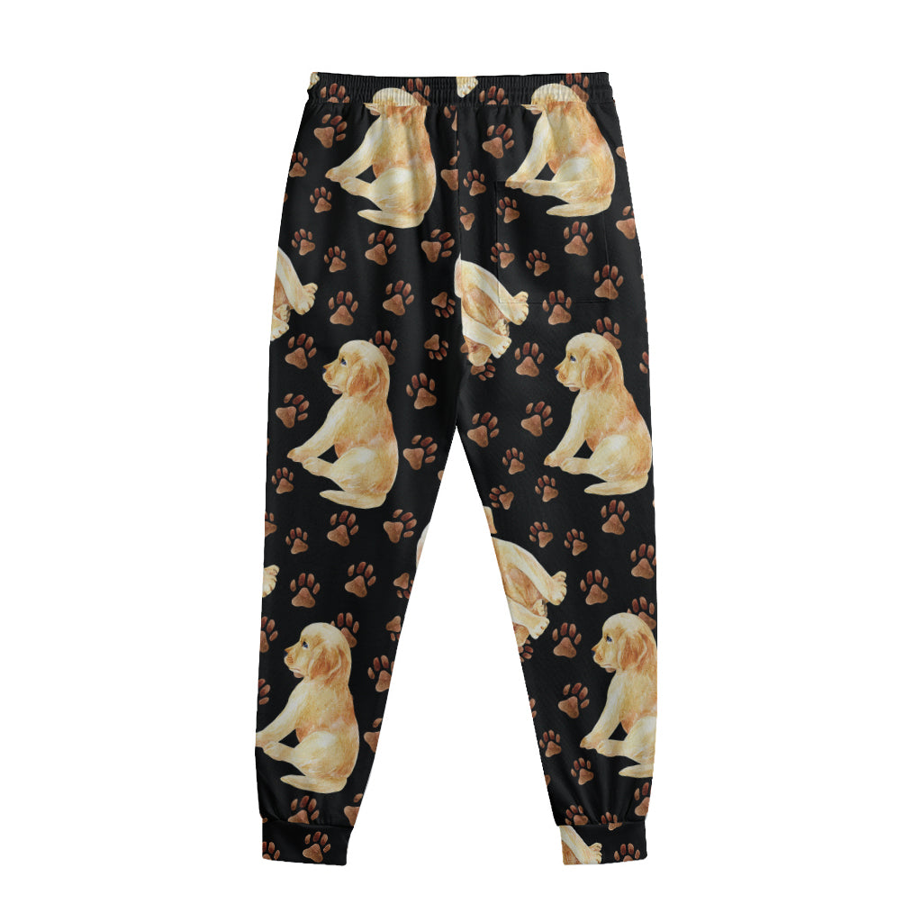 Labrador Retriever Puppy Pattern Print Sweatpants