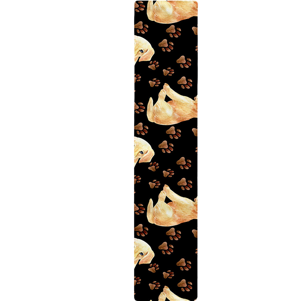 Labrador Retriever Puppy Pattern Print Table Runner