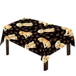 Labrador Retriever Puppy Pattern Print Tablecloth