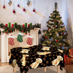 Labrador Retriever Puppy Pattern Print Tablecloth