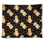 Labrador Retriever Puppy Pattern Print Tapestry