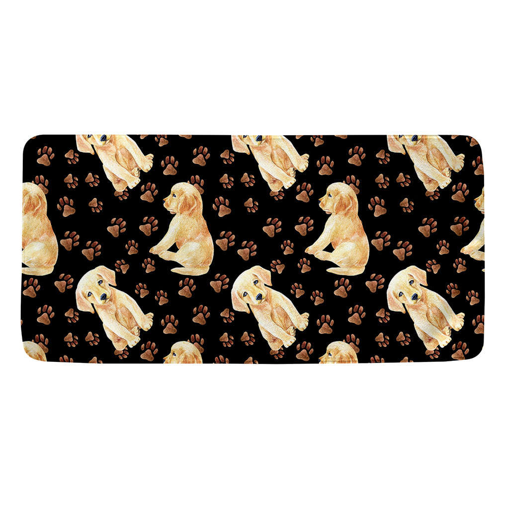 Labrador Retriever Puppy Pattern Print Towel