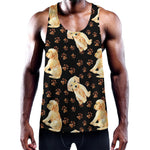 Labrador Retriever Puppy Pattern Print Training Tank Top