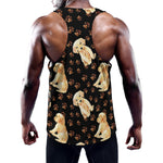 Labrador Retriever Puppy Pattern Print Training Tank Top