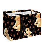 Labrador Retriever Puppy Pattern Print Utility Tote Bag