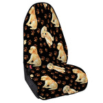 Labrador Retriever Puppy Pattern Print Waterproof Car Seat Cover