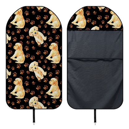 Labrador Retriever Puppy Pattern Print Waterproof Car Seat Cover