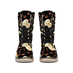 Labrador Retriever Puppy Pattern Print Winter Boots