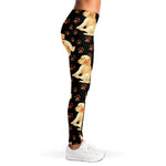 Labrador Retriever Puppy Pattern Print Women's Leggings
