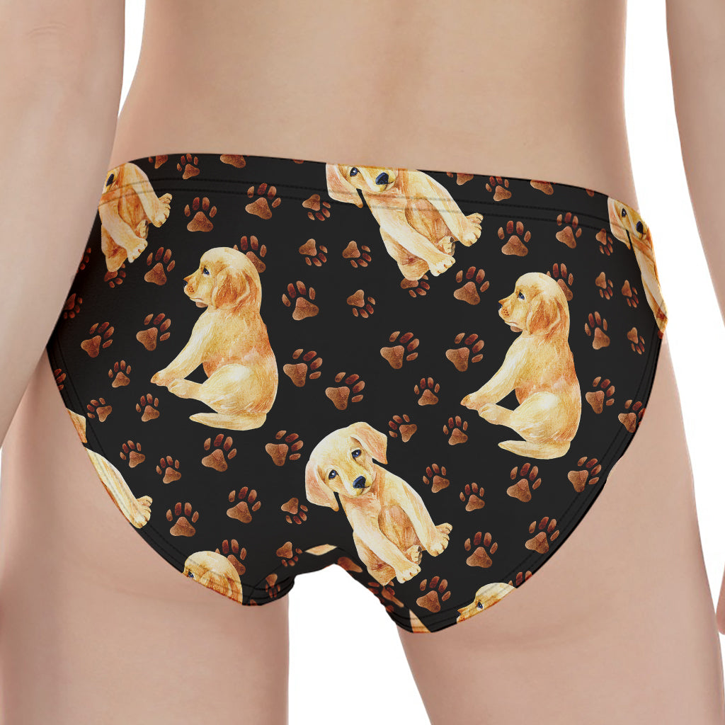 Labrador Retriever Puppy Pattern Print Women's Panties