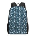 Lacrosse Equipment Pattern Print 17 Inch Backpack