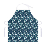 Lacrosse Equipment Pattern Print Adjustable Apron