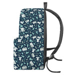 Lacrosse Equipment Pattern Print Backpack
