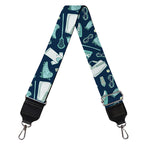 Lacrosse Equipment Pattern Print Bag Strap
