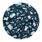 Lacrosse Equipment Pattern Print Basketball
