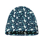 Lacrosse Equipment Pattern Print Beanie