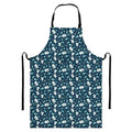 Lacrosse Equipment Pattern Print Bib Apron With Pocket