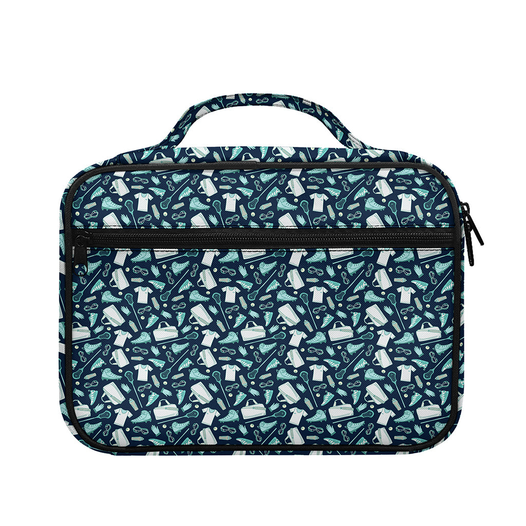 Lacrosse Equipment Pattern Print Briefcase Bible Bag