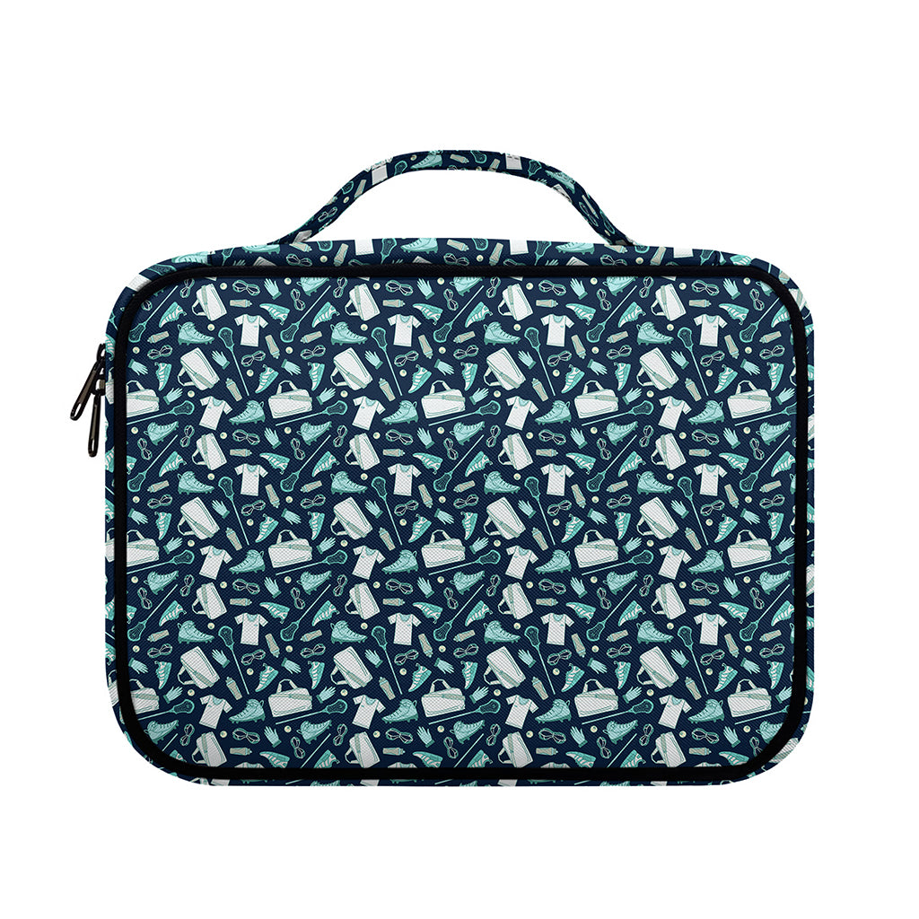 Lacrosse Equipment Pattern Print Briefcase Bible Bag