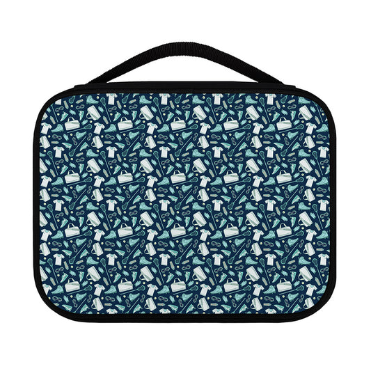 Lacrosse Equipment Pattern Print Classic Bible Case