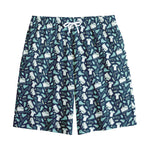 Lacrosse Equipment Pattern Print Cotton Shorts
