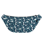Lacrosse Equipment Pattern Print Fanny Pack