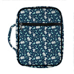 Lacrosse Equipment Pattern Print Front Pocket Bible Bag