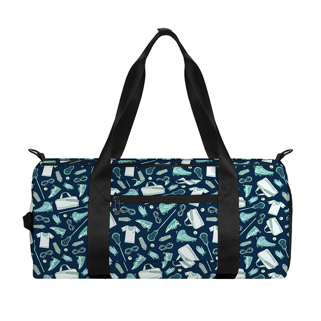 Lacrosse Equipment Pattern Print Gym Bag