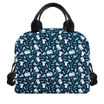 Lacrosse Equipment Pattern Print Insulated Lunch Bag