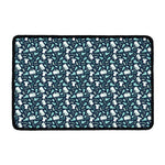Lacrosse Equipment Pattern Print Kitchen Mat