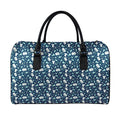 Lacrosse Equipment Pattern Print Leather Duffel Bag