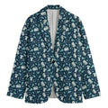 Lacrosse Equipment Pattern Print Men's Blazer